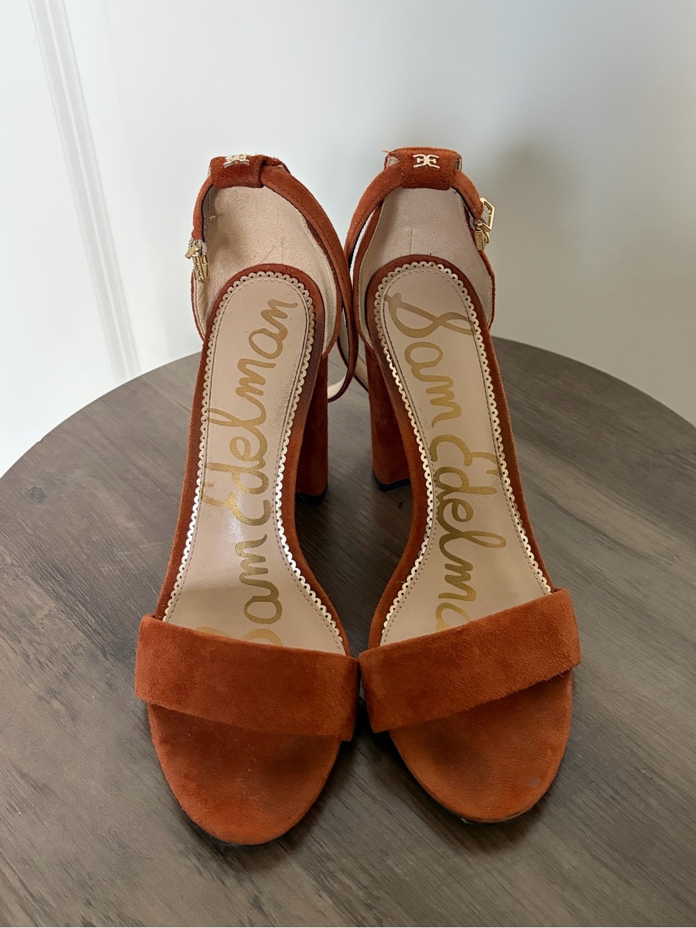 Sam Edelman Yaro Suede Block Heels - Picture 6 of 6